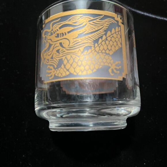 Vtg TWA World Destinations Glasses Set Of 4 Hong Kong France England Greece MCM - Picture 8 of 10